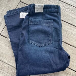 Free People We The Free Always Tomorrow Low Rise Capri Denim Jeans Size 29 NWT